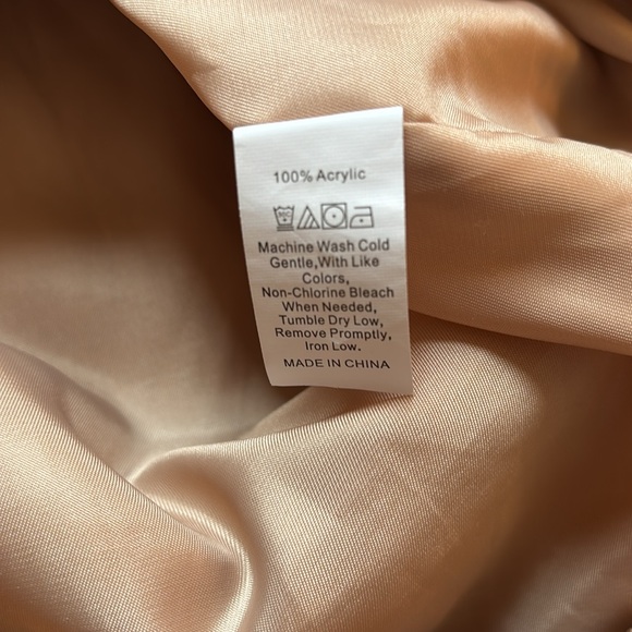 Lanshifei Oversized Fuzzy Sherpa Hooded Teddy Quarter Zip - Picture 10 of 11